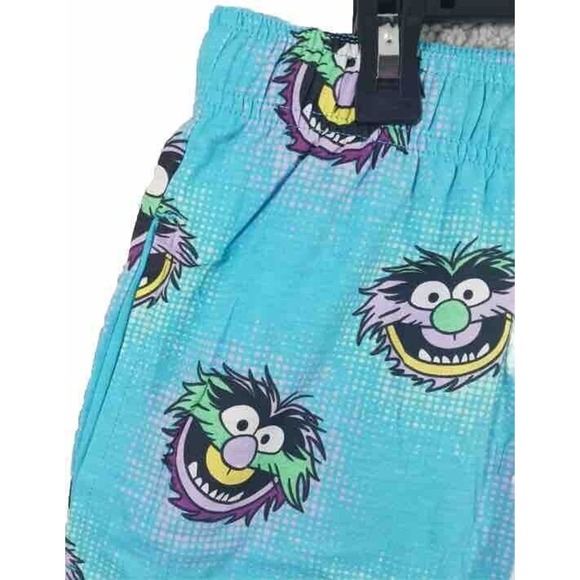 DISNEY Parks Muppets ANIMAL PAJAMA SHORTS DRAWSTRING ADULT Unisex Size SMALL - Picture 3 of 9